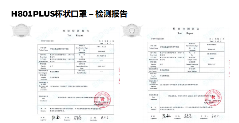 霍尼韦尔H1008001V H801VPLUS KN95头戴式杯状带阀舒适型防尘口罩图片6