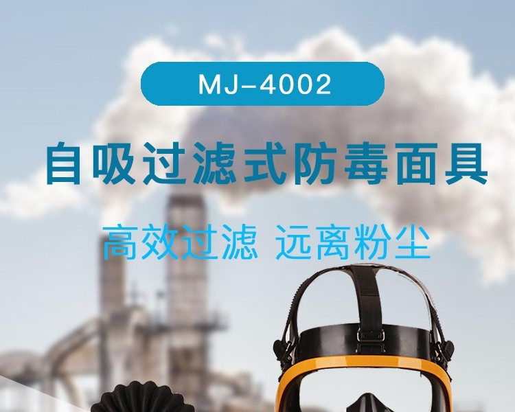 普达MJ-4002防毒全面具图1