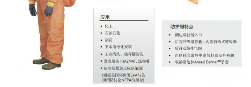 微护佳OR50-T-99-186-03MC5000阿波罗液密型防护服图片3