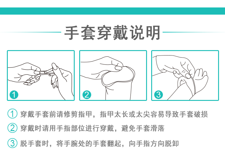 塞莫诗LM903MW一次性医用橡胶检查手套图片13