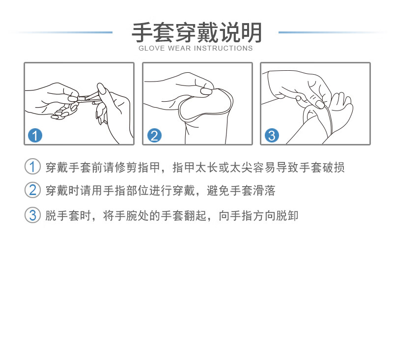 塞莫诗N908BK黑色一次性丁腈手套图片17