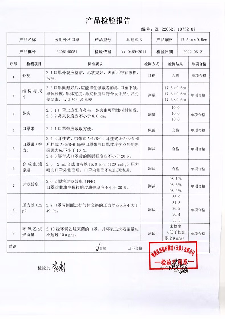 纳通一次性医用外科口罩图片16