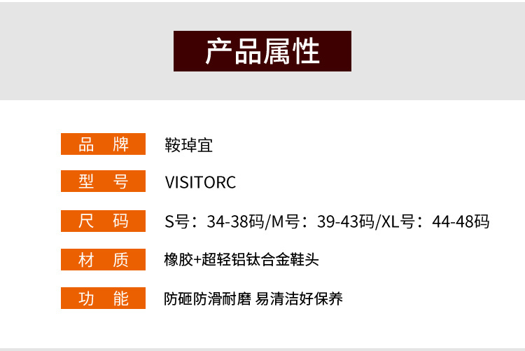 Safety Jogger鞍琸宜VISITORC-011177低帮防砸泰克劳保鞋鞋套图片3