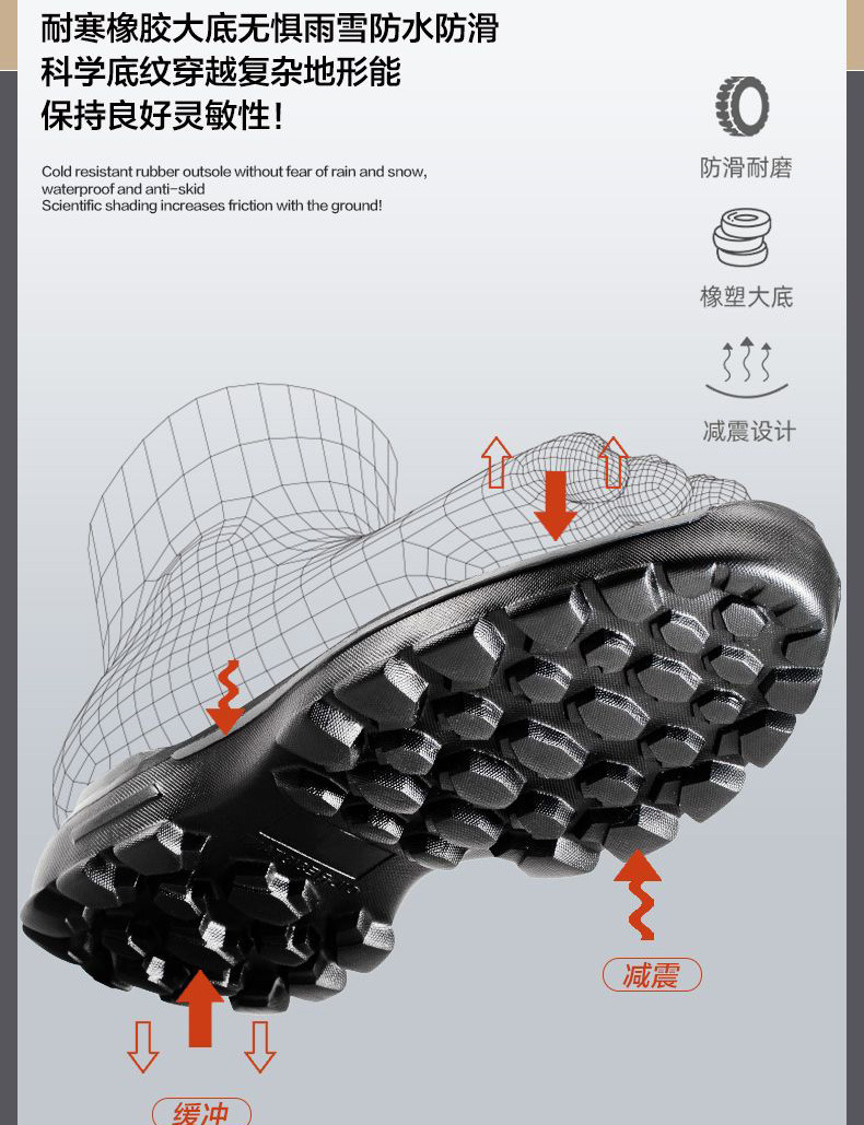 汉盾HD-SH3486防砸防刺穿防寒保暖安全鞋17