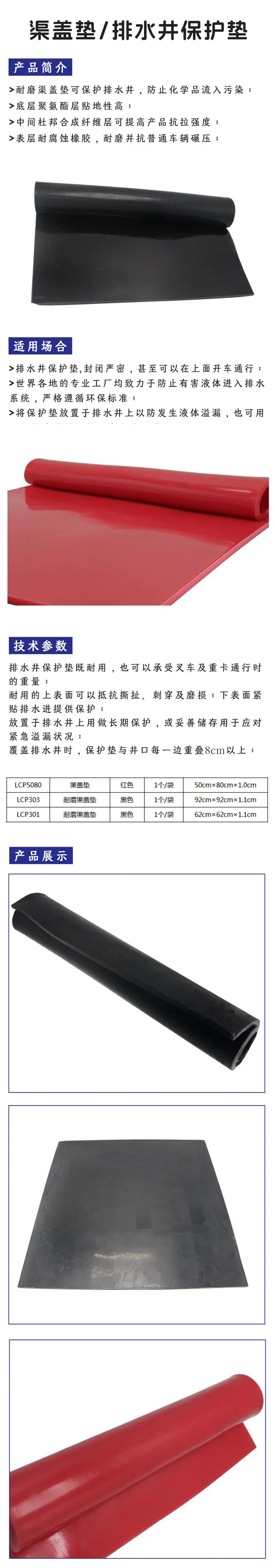 艾利丰特 LCP301耐磨渠盖垫1